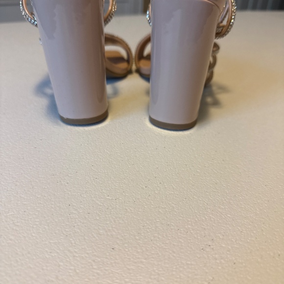 TOP Moda Metallic Strappy Heels - Picture 3 of 4